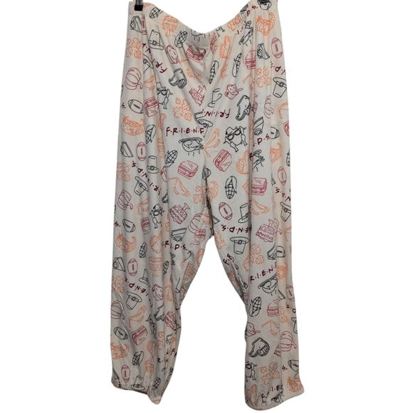 4/$12 Friends Themed Pajama Pants Fleece Super Soft! like New size 3X - Picture 1 of 7